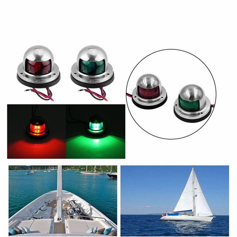 12V LED Navigation Sidelights, Red & Green — detail 2