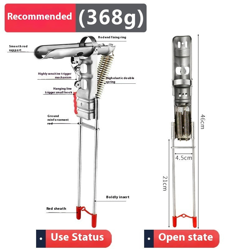Stainless Steel Spring Rod Holder with Adjustable Sensitivity — detail 8