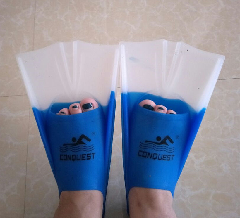 Kids' Silicone Short Training Fins — detail 4