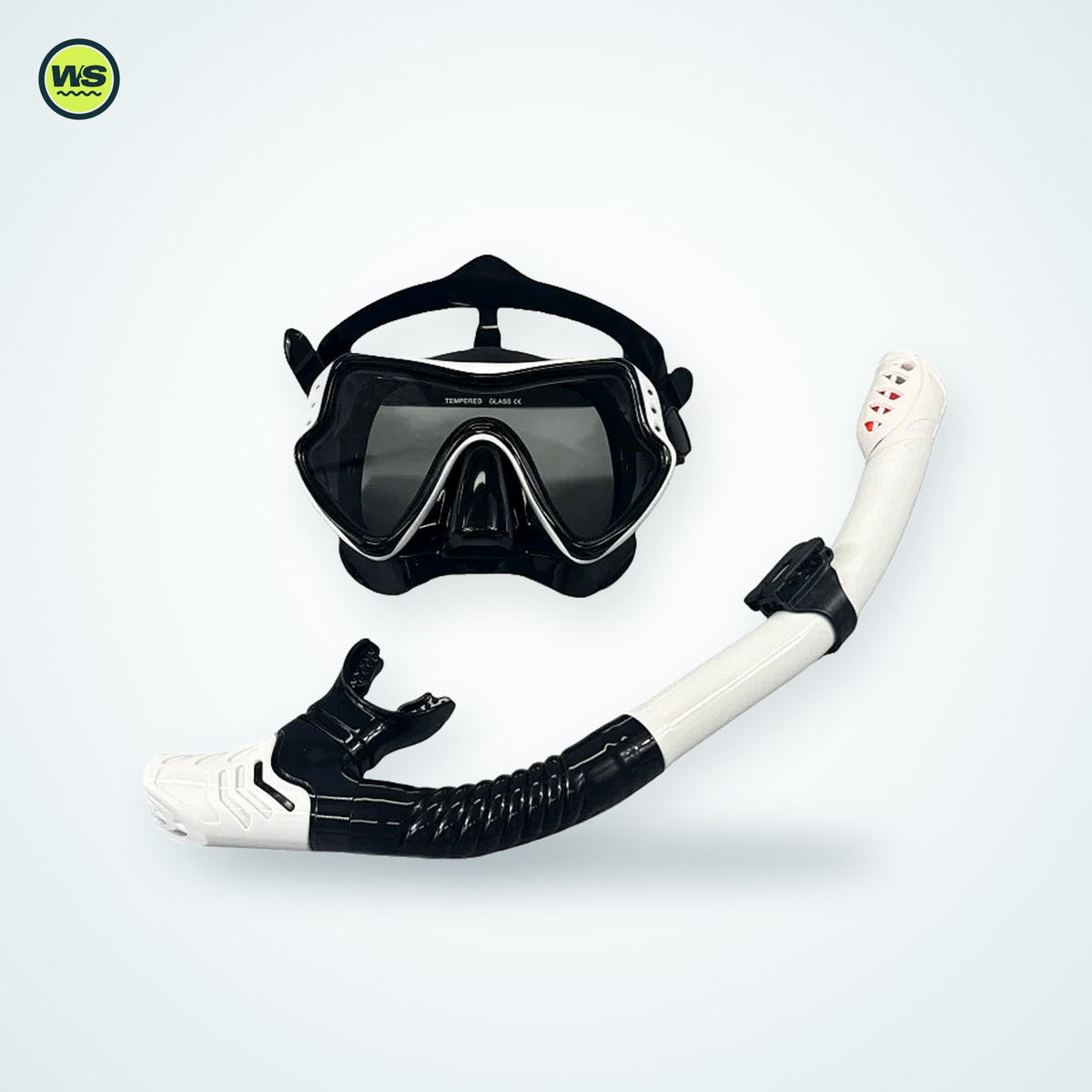 Tempered Glass Mask & Snorkel Set — studio view 10