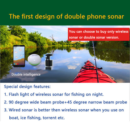 Wireless Dual-Probe Phone Fish Finder — detail 5