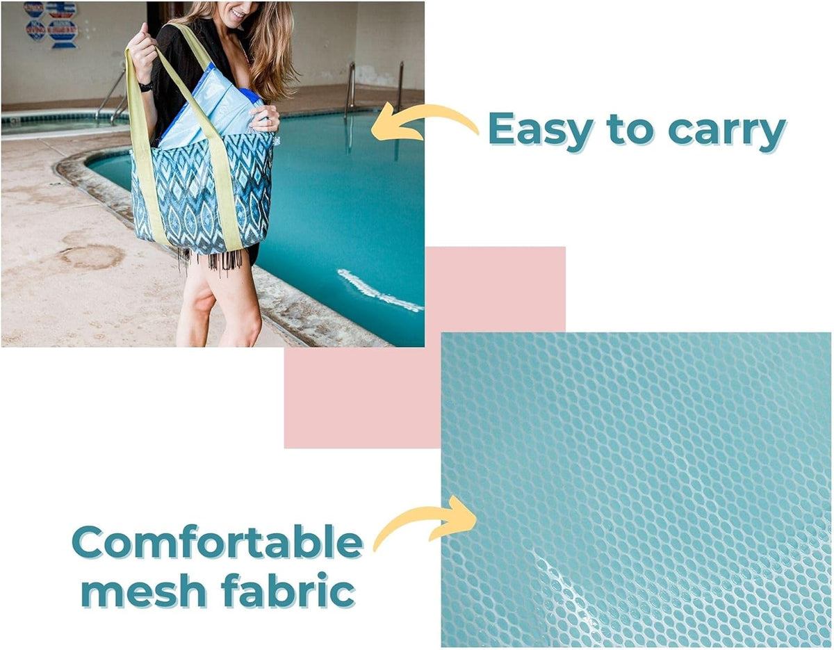 Inflatable Mesh Pool Lounger & Water Hammock — detail 2