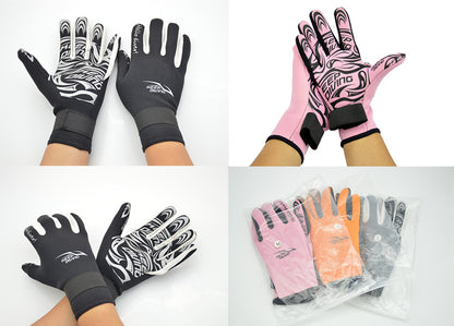 2mm Printed Non-Slip Snorkel Gloves — detail 2