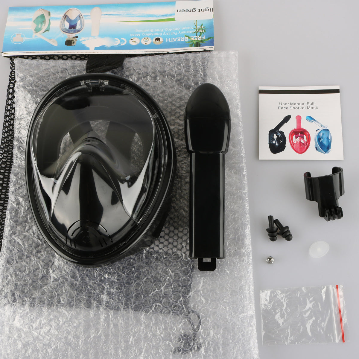 Silicone Dry-Breathing Snorkel Mask — detail 2