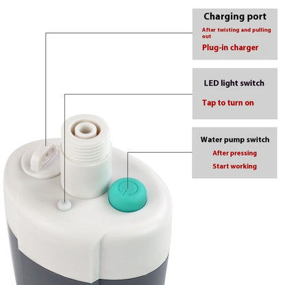 Rechargeable Portable Pump Shower — detail 2