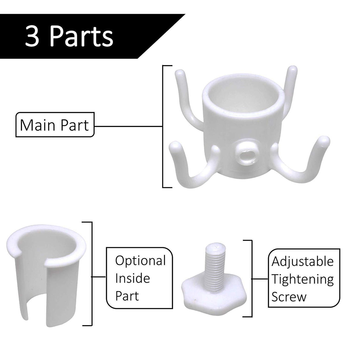 Beach Umbrella Pole Hook (4 Hooks) — detail 1
