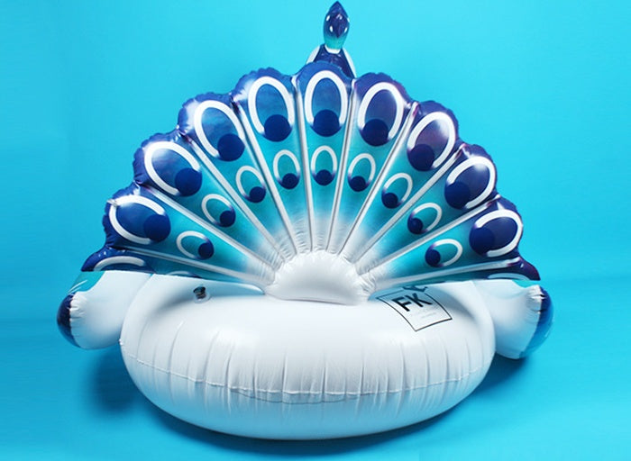 Giant Peacock Pool Float — detail 4