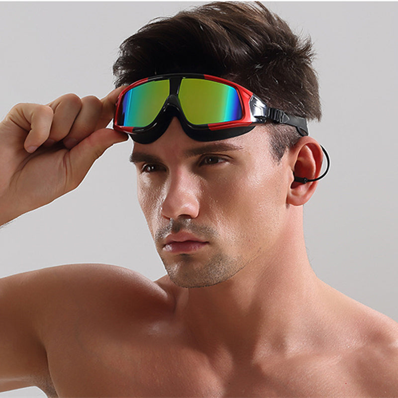 Large-Frame HD Anti-Fog Swim Goggles — detail 1