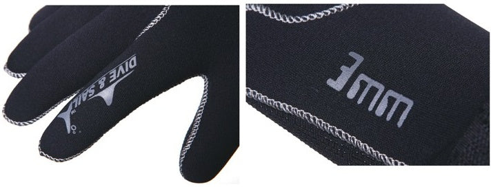 Warm Neoprene Snorkel & Dive Gloves — detail 4