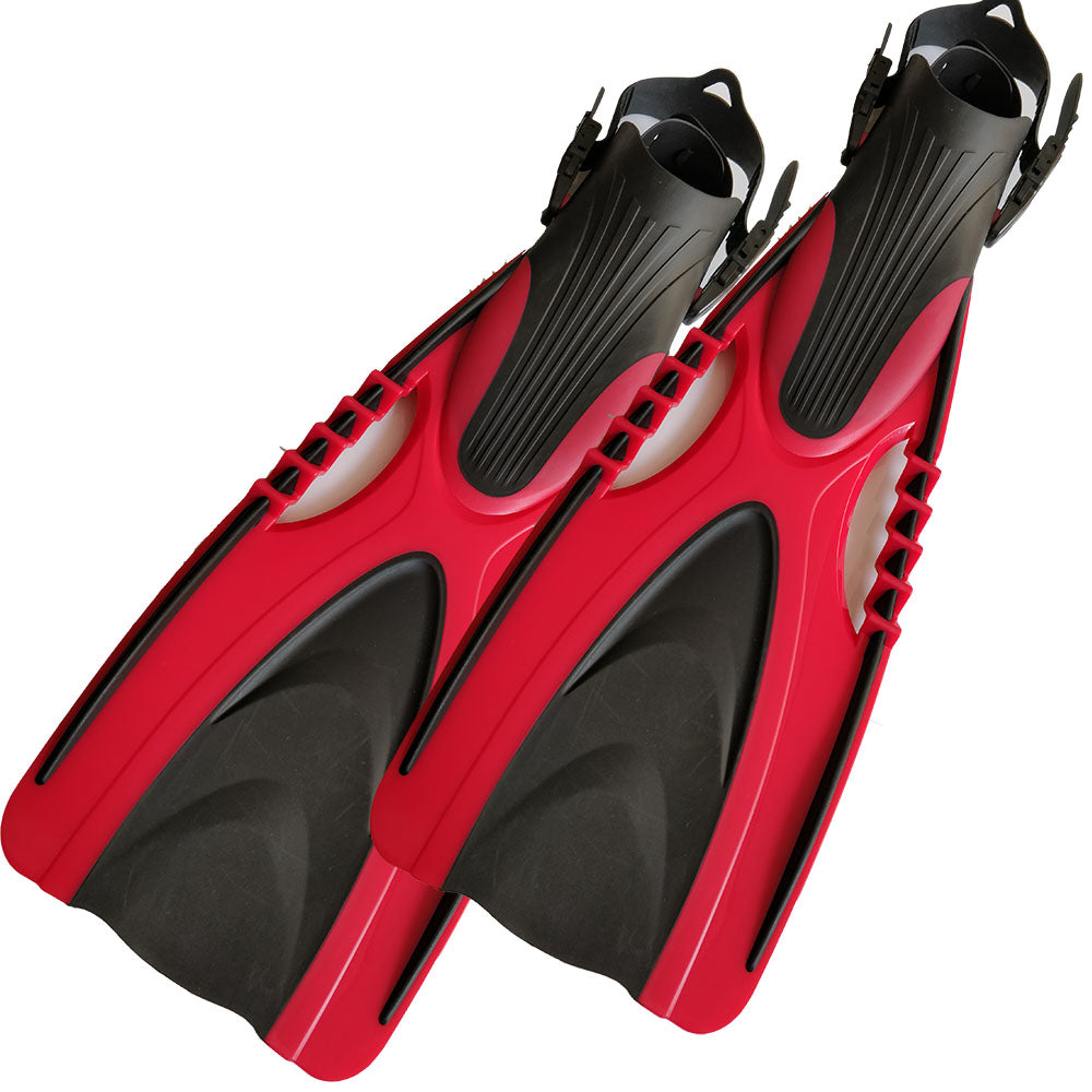 Adjustable Long-Blade Freediving Fins — detail 1