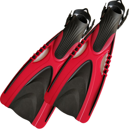 Adjustable Long-Blade Freediving Fins — detail 1