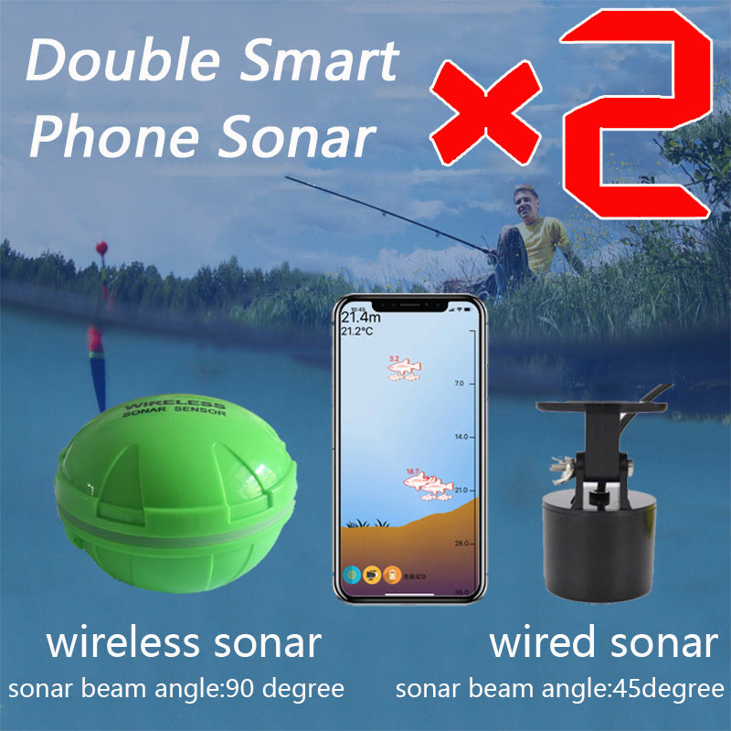 Wireless Dual-Probe Phone Fish Finder — detail 3