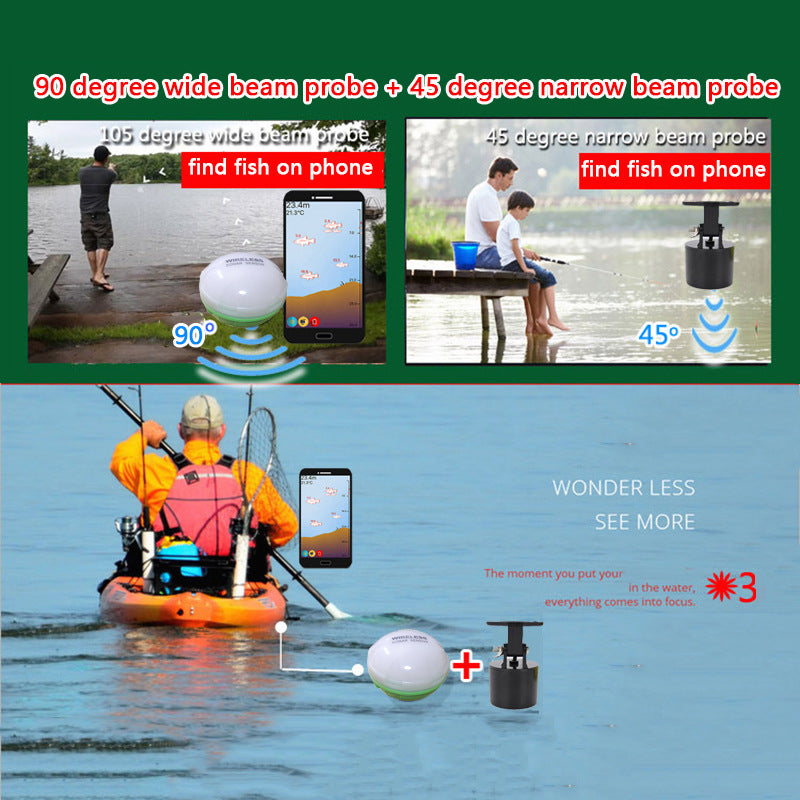 Wireless Dual-Probe Phone Fish Finder — detail 4