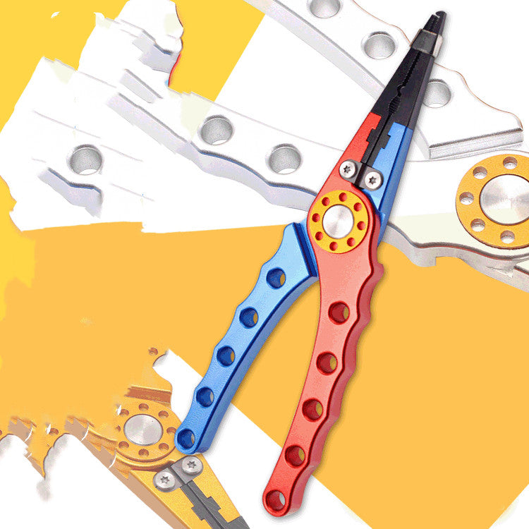 Aluminum Fishing Pliers with Line Cutter — detail 1