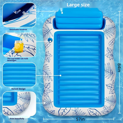 Inflatable Maple Leaf Float with Backrest — detail 2