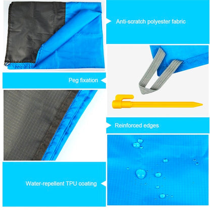 Waterproof Pocket Beach Blanket with Stakes — detail 3
