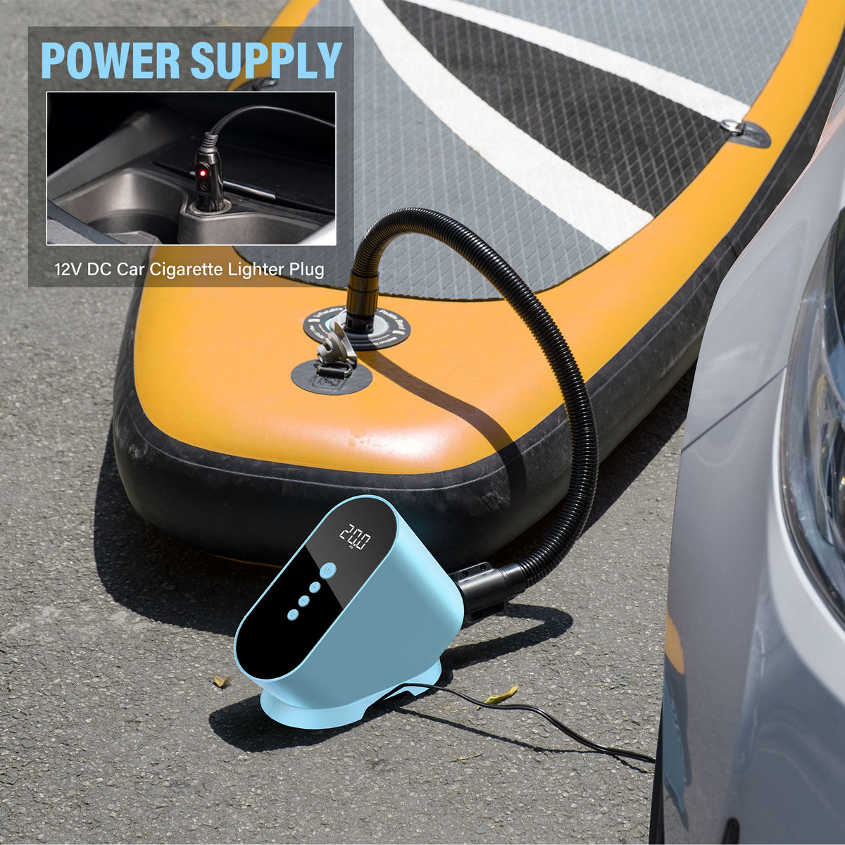 12V Electric SUP & Inflatable Boat Pump — detail 3