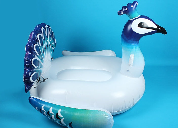 Giant Peacock Pool Float — detail 3