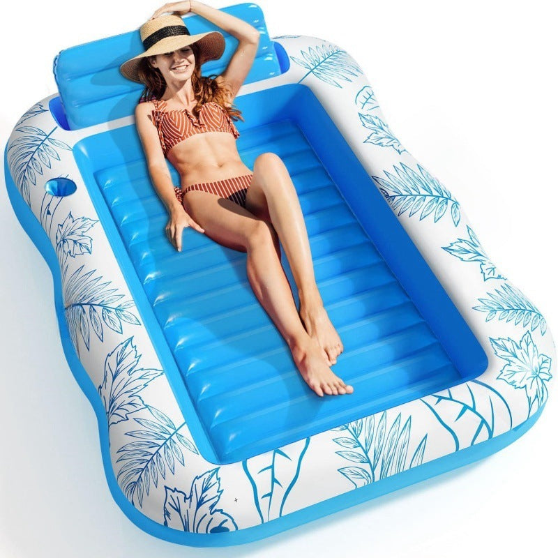 Inflatable Maple Leaf Float with Backrest — detail 5