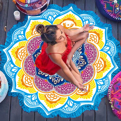 Round Tassel Beach Towel — detail 3