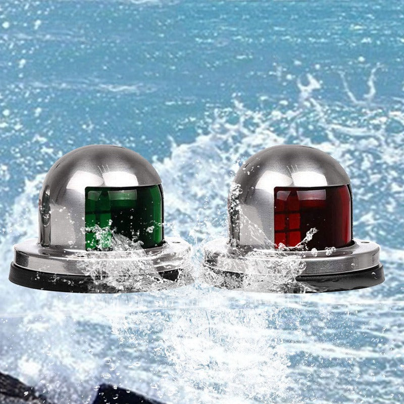 12V LED Navigation Sidelights, Red & Green — detail 1