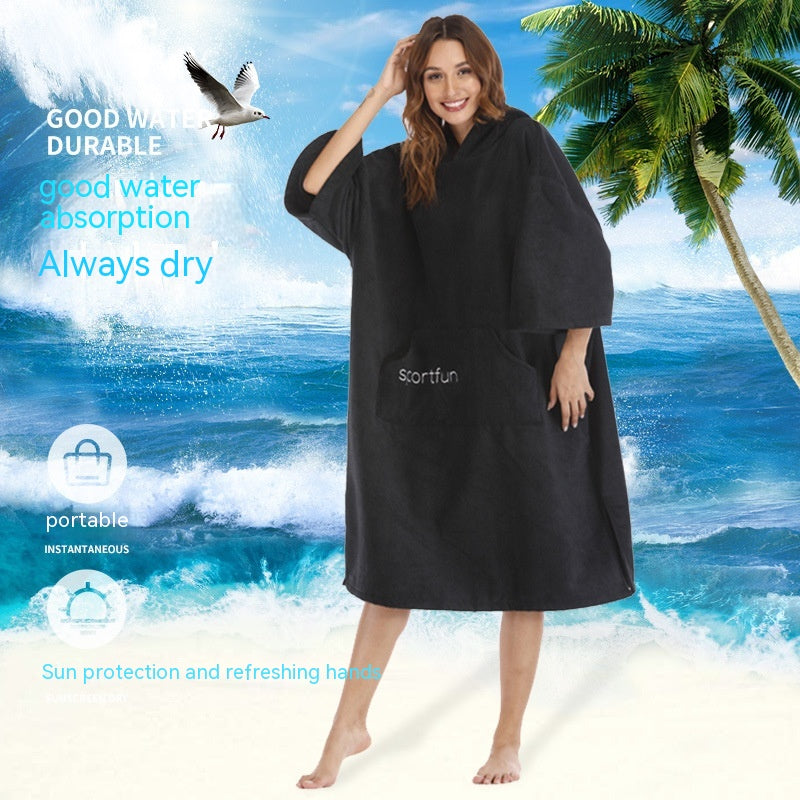 Microfiber Changing Robe — detail 1