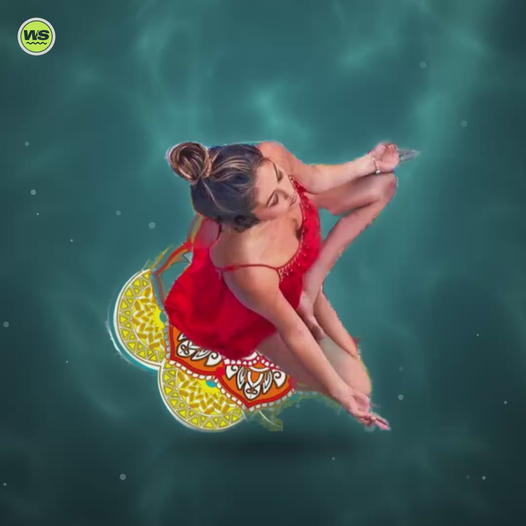 Round Tassel Beach Towel — product video