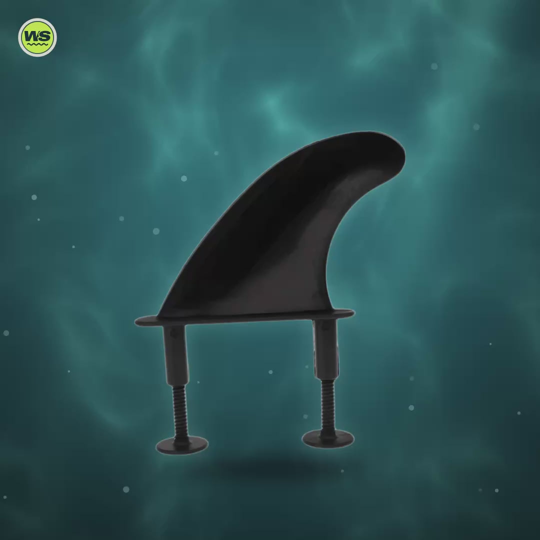Soft-Top Surfboard Fin Set with Screws — product video