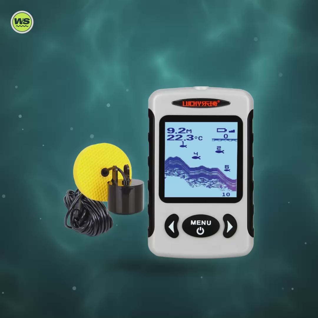 Portable Sonar Fish Finder FF718 — product video