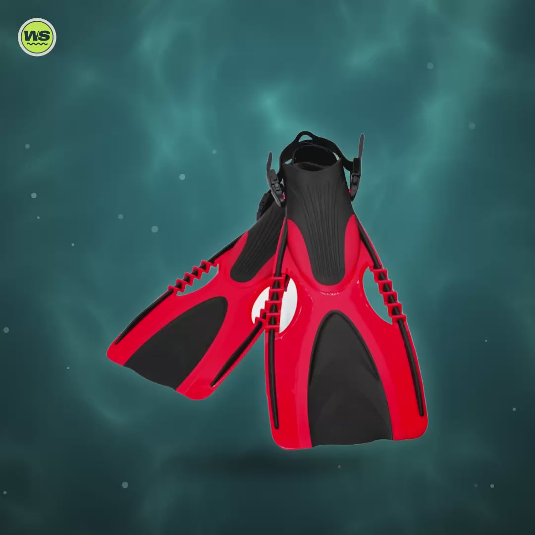 Adjustable Long-Blade Freediving Fins — product video