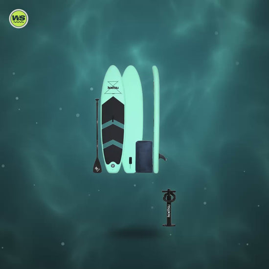 10'6" Inflatable Paddle Board Package — product video