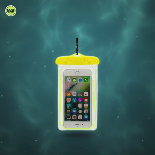 Glow-in-the-Dark Universal Waterproof Phone Pouch — product video