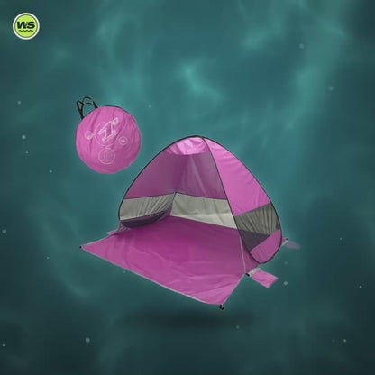 Automatic Pop-Up Beach Tent — product video