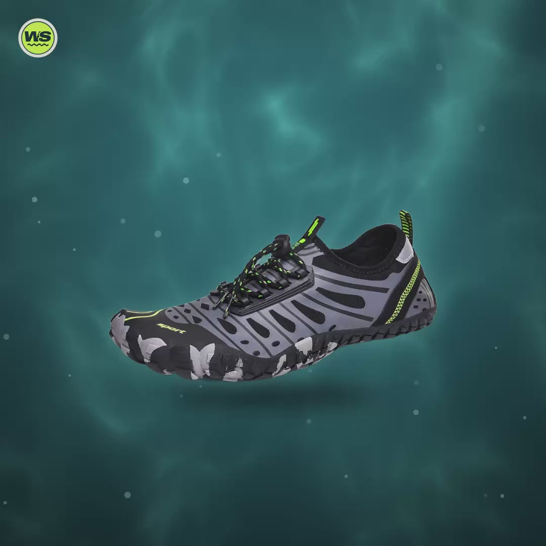 Slip-On Water Shoes for Swim & Snorkel — product video