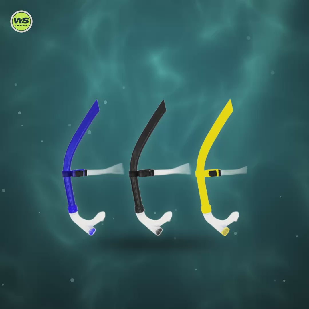 Center-Mount Swim Training Snorkel — product video