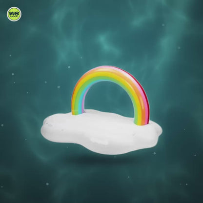 Giant Rainbow Cloud Float Island — product video