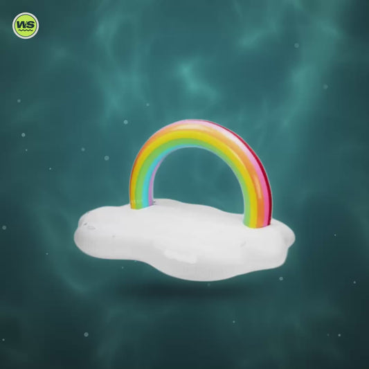 Giant Rainbow Cloud Float Island — product video