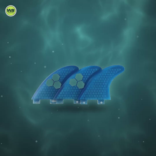 Fiberglass Honeycomb Thruster Fin Set, G5 (FCS-Compatible) — product video