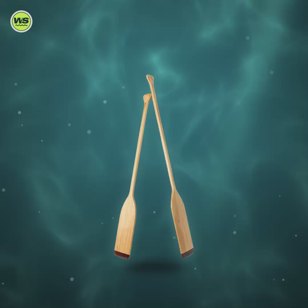 Varnished Pine Canoe Paddle (48" / 60") — product video