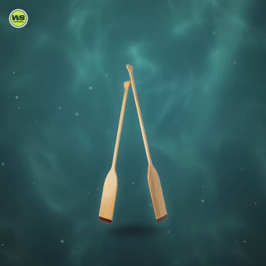Varnished Pine Canoe Paddle (48" / 60") — product video