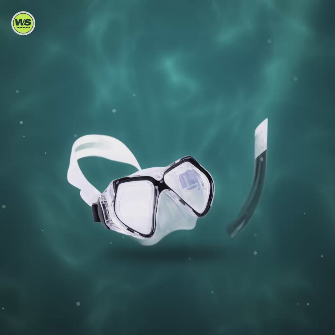 Snorkel Mask & Semi-Dry Snorkel Set — product video