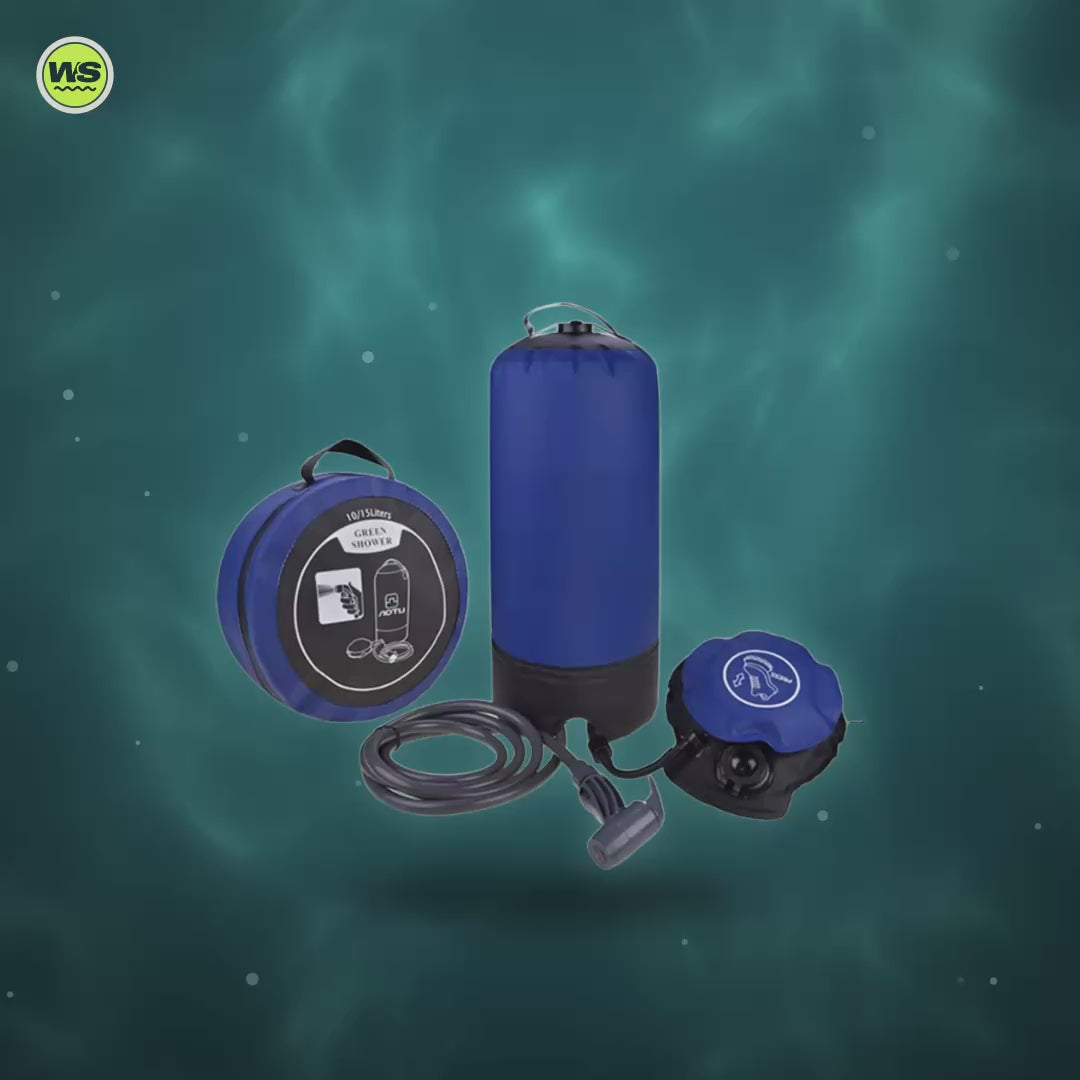 11L Pump-Pressure Portable Shower — product video