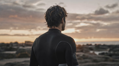 One-Piece Neoprene Surf Wetsuit — cinematic ad