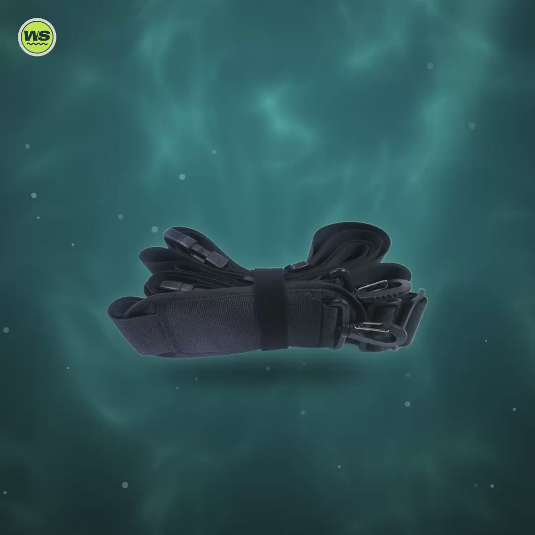 Padded Board & Paddle Carry Strap — product video