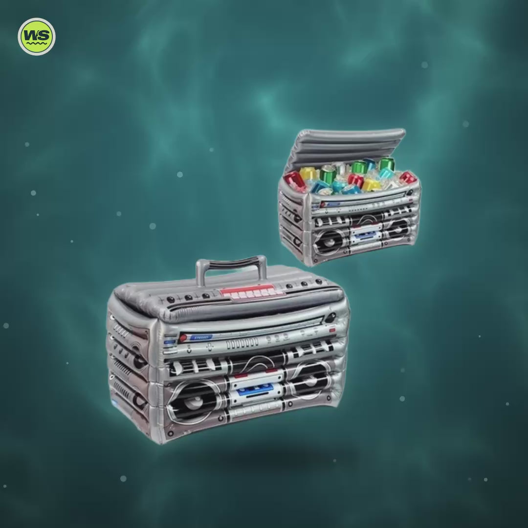 Inflatable Boombox Drinks Cooler — product video