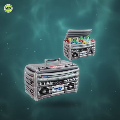 Inflatable Boombox Drinks Cooler — product video