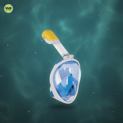 Kids' Silicone Swim & Snorkel Mask Goggles — product video