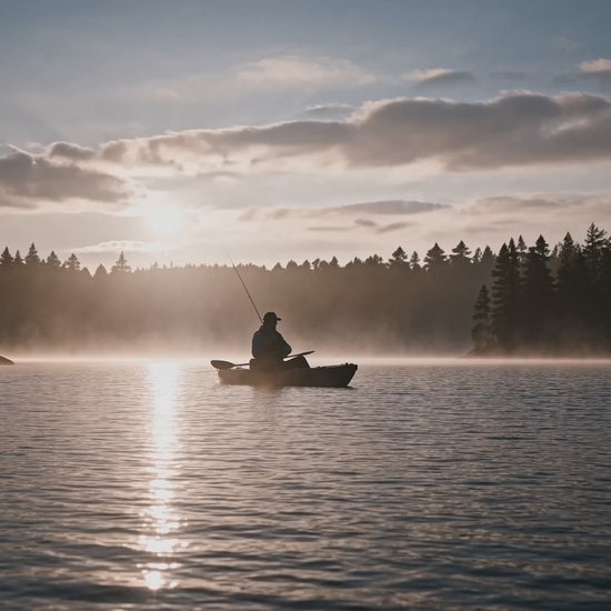 Portable Sonar Fish Finder FF718 — cinematic ad