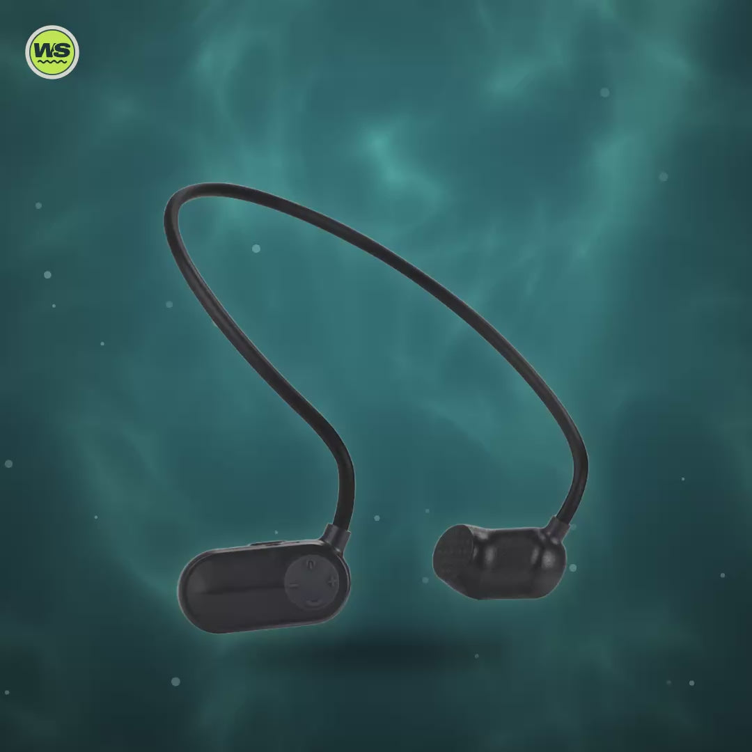 Waterproof MP3 Swim Earphones — product video