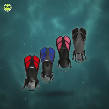Short-Blade Dive Training Fins — product video